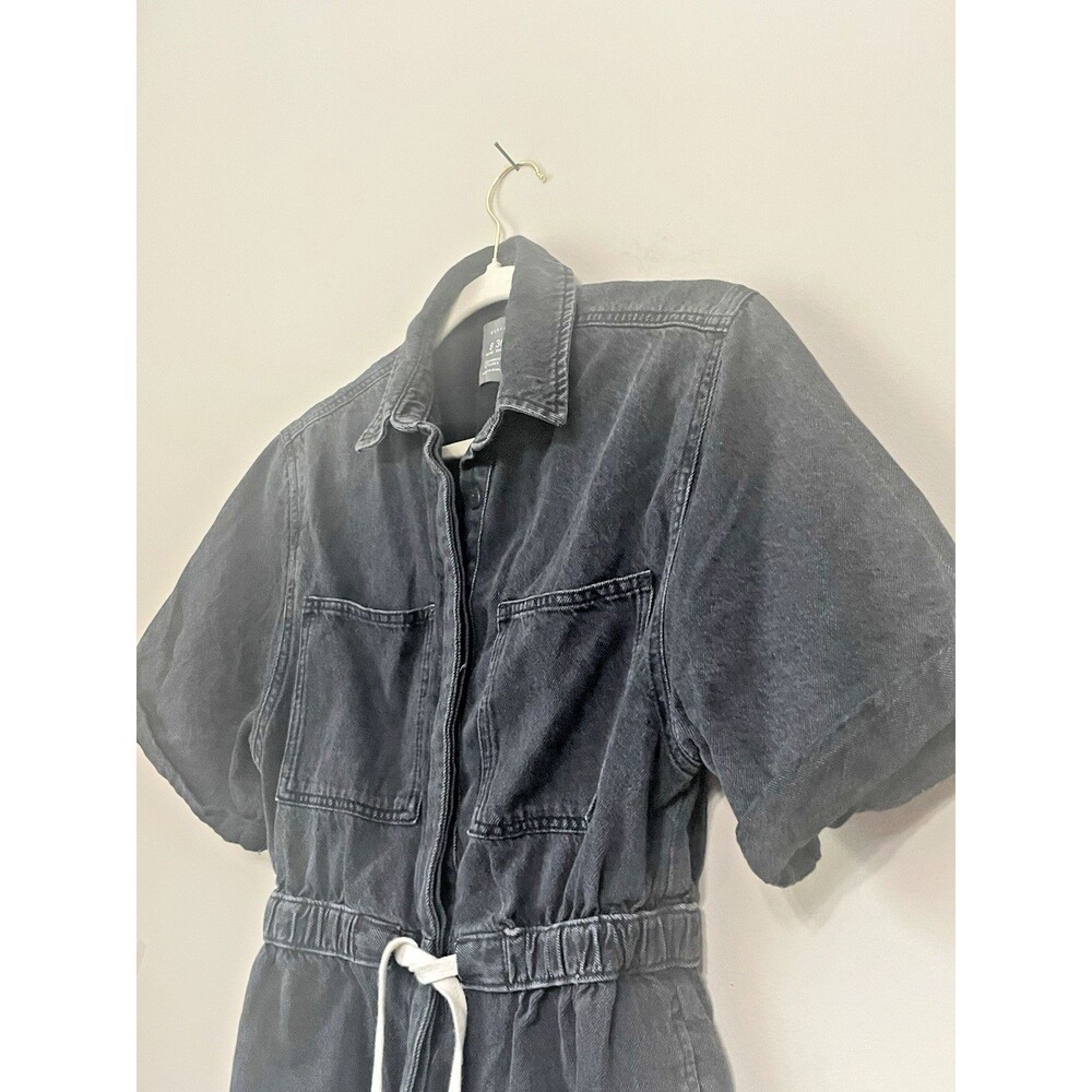 Denim & Co. Women’s Black Denim  Romper US Women’s Sz 4